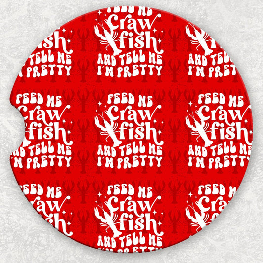 Car Coaster Set - Feed Me Crawfish