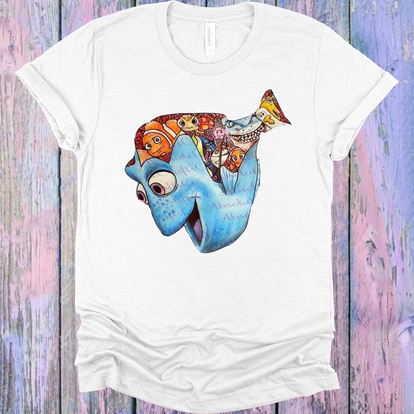 Finding Nemo Collage Graphic Tee Graphic Tee