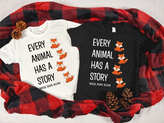 Every Animal Has a Story (Fox) Graphic Tee