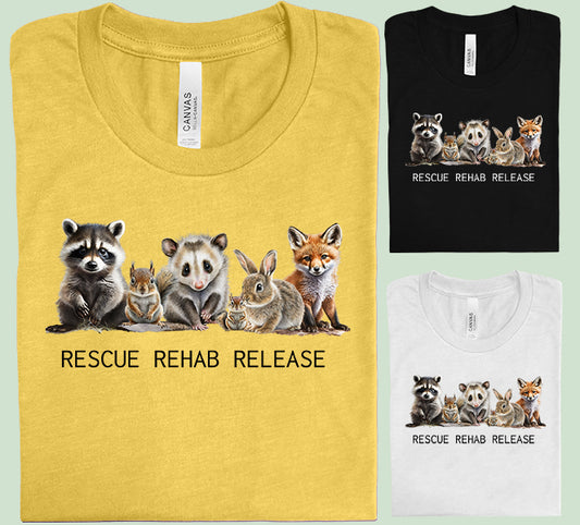 Rescue Rehab Release Graphic Tee