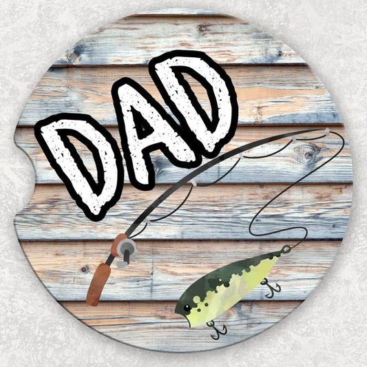Car Coaster Set - Fishing Dad
