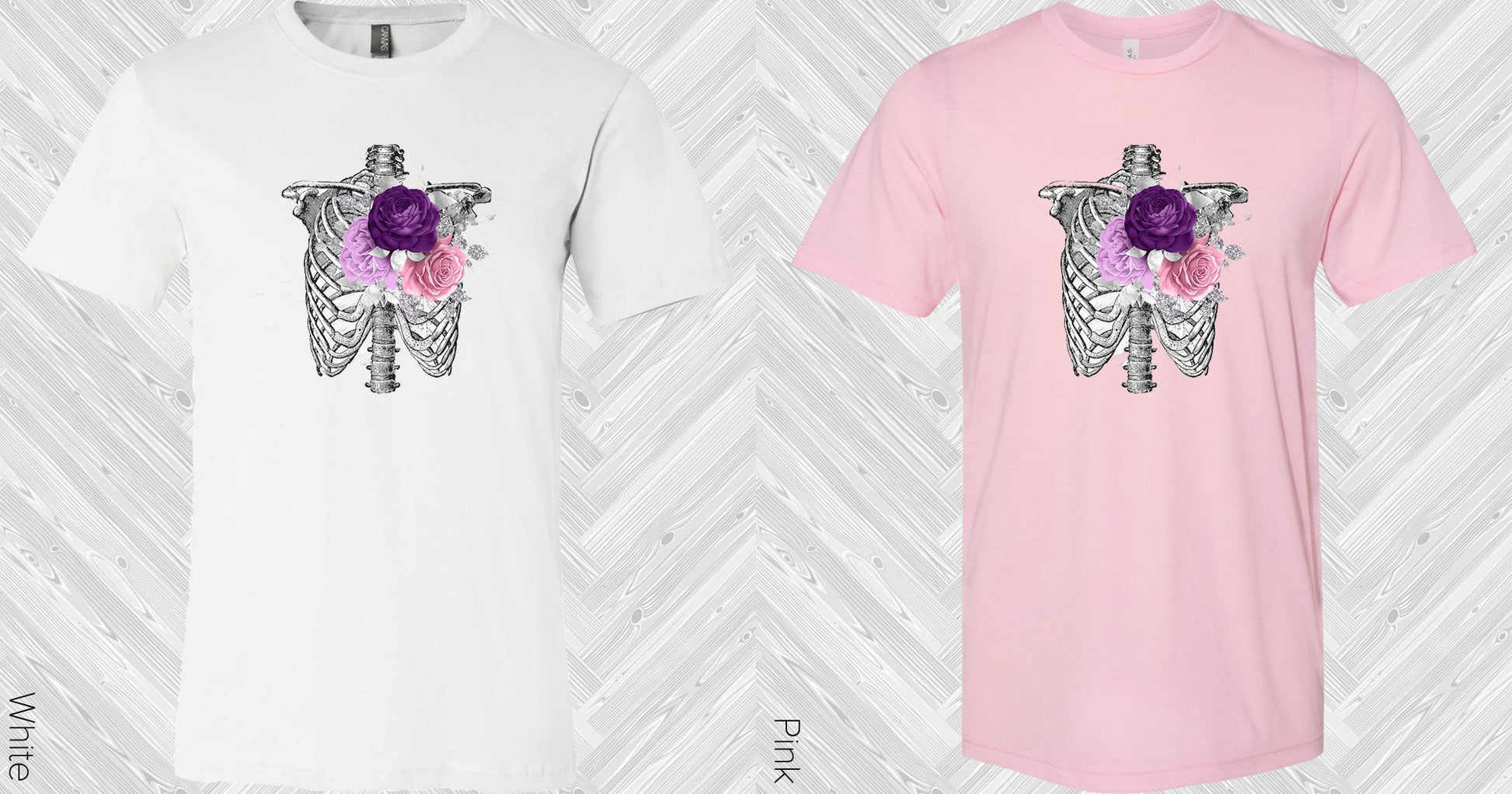 Floral Chest Graphic Tee Graphic Tee