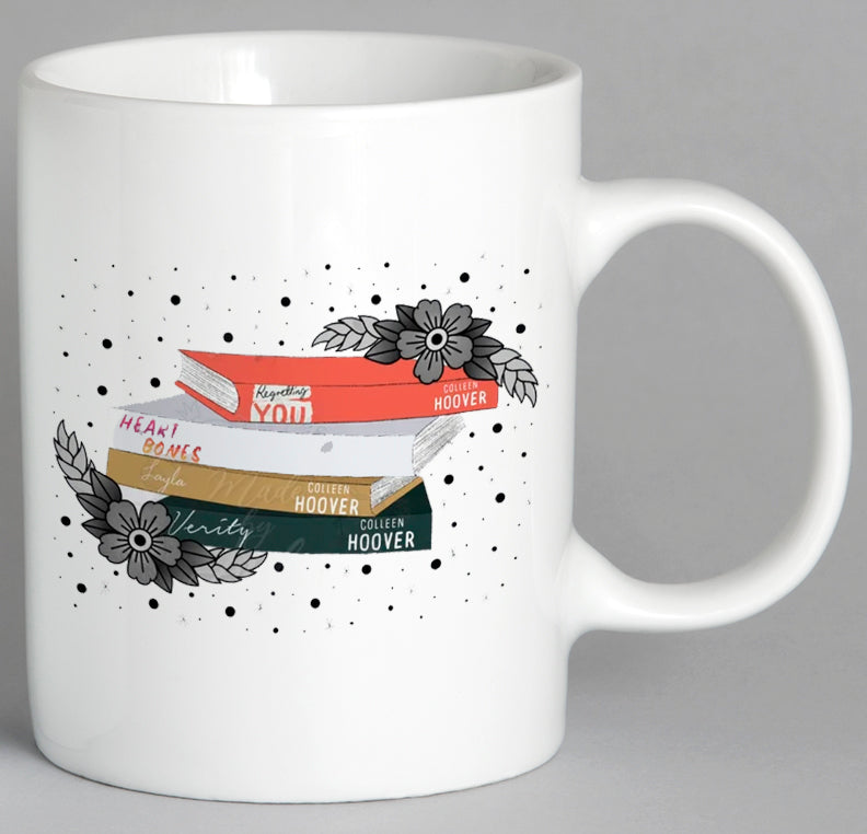Floral Coho Books Mug Coffee