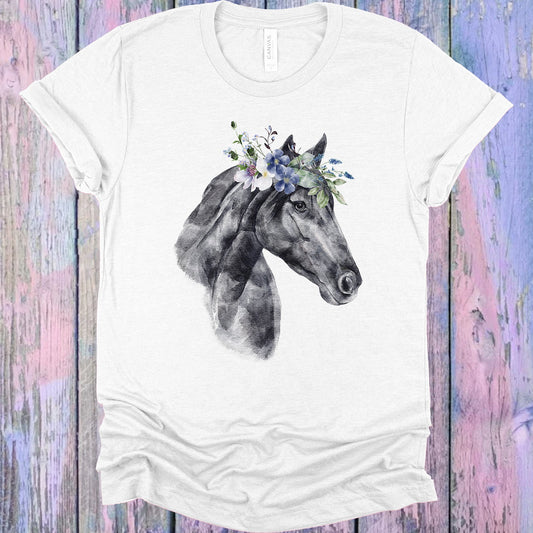 Floral Horse Graphic Tee Graphic Tee