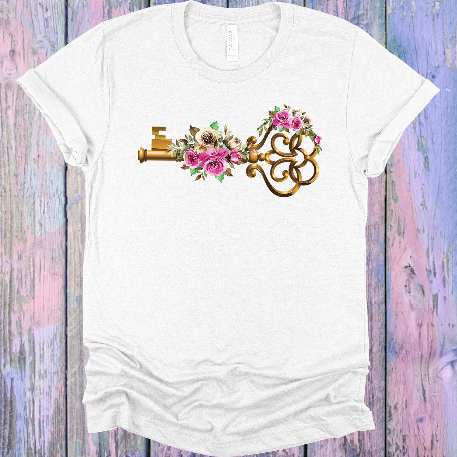 Floral Key Graphic Tee Graphic Tee