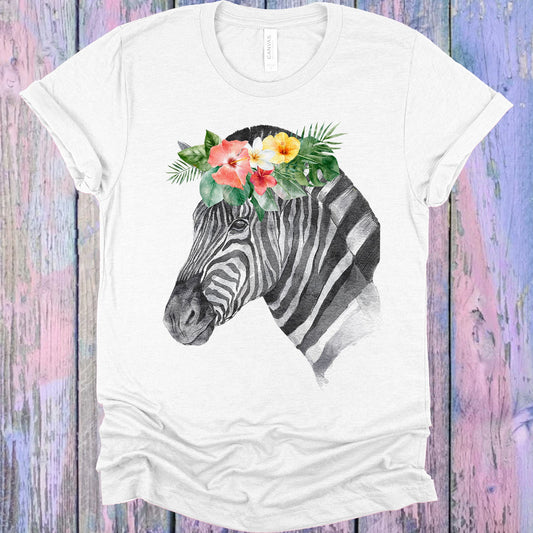 Floral Zebra Graphic Tee Graphic Tee