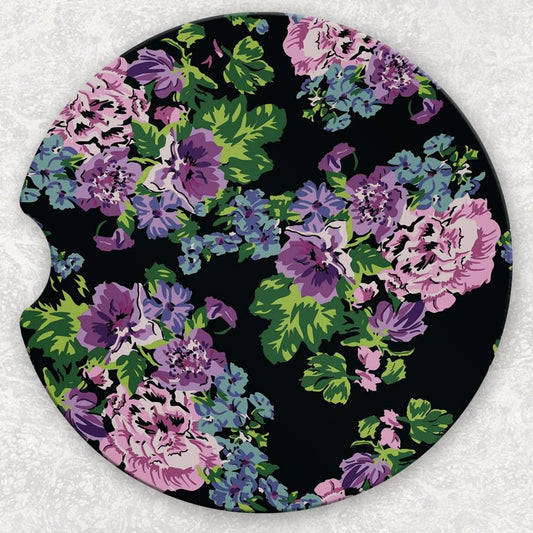 Car Coaster Set - Floral