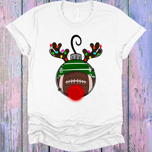 Football Reindeer Graphic Tee Graphic Tee