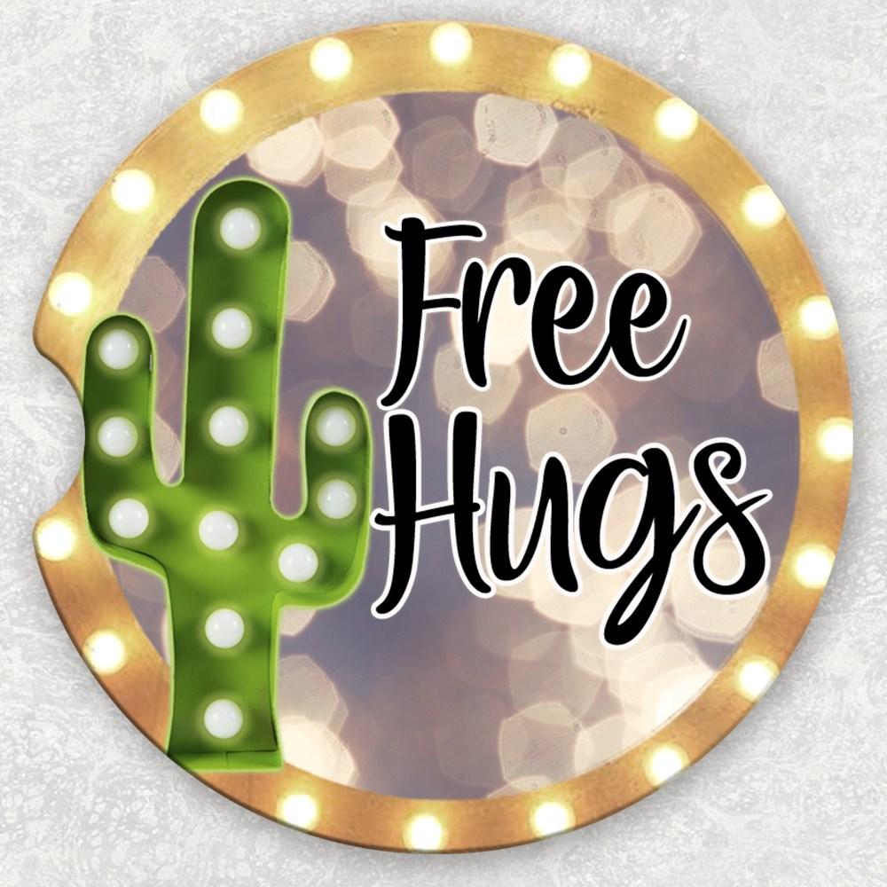 Car Coaster Set - Free Hugs