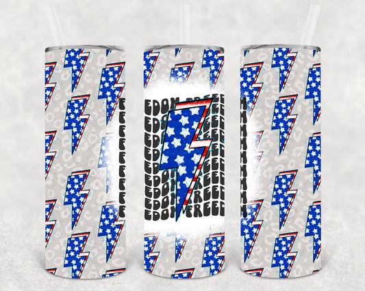 Freedom 20 Oz Skinny Tumbler