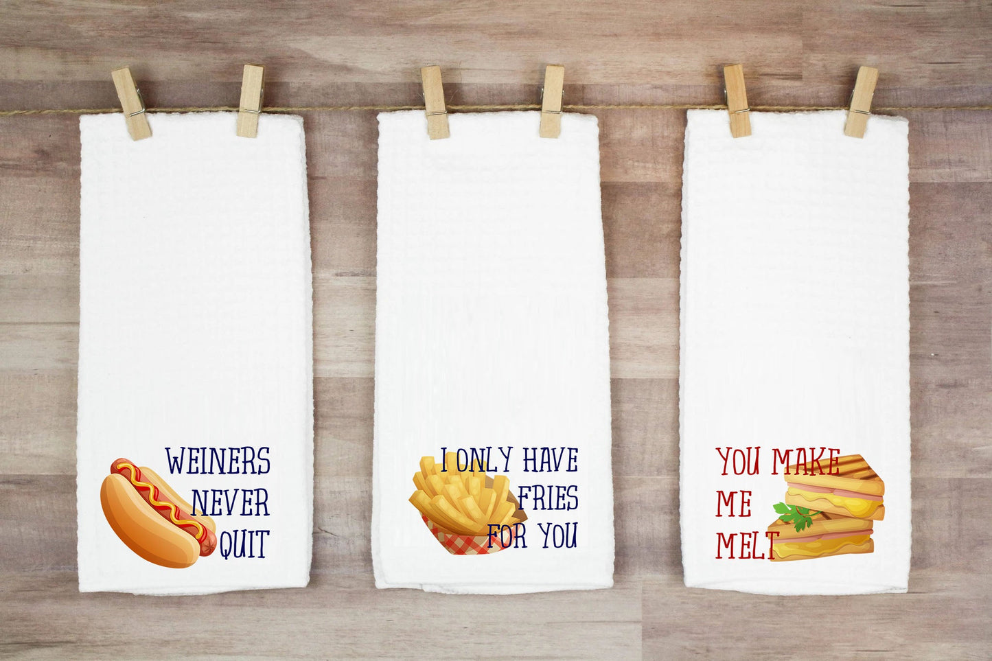 Weiners Never Quit Hand Towel