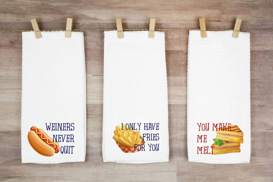 I Only Have Fries For You Hand Towel