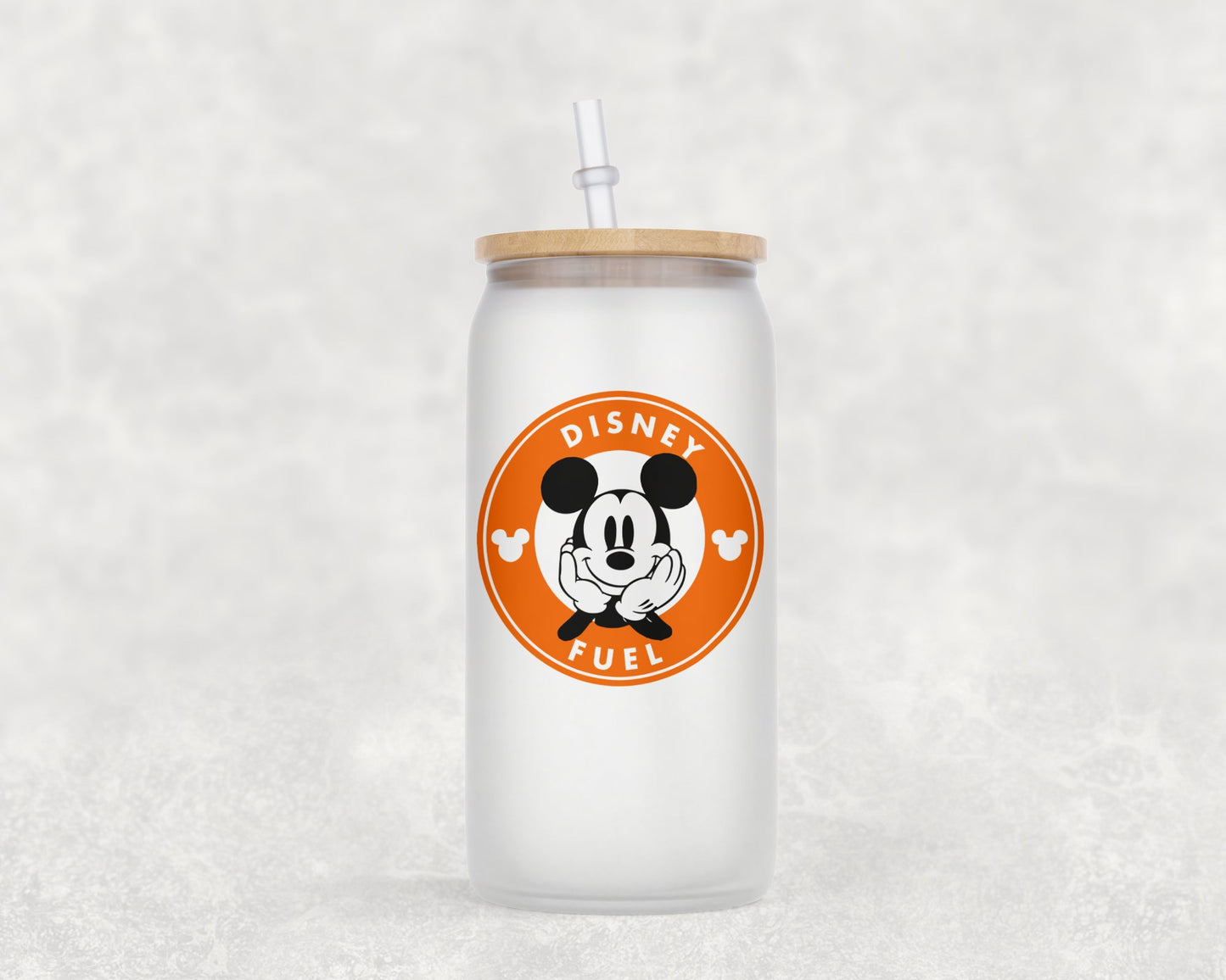 Fuel 16 Oz Glass Can Coffee Mug