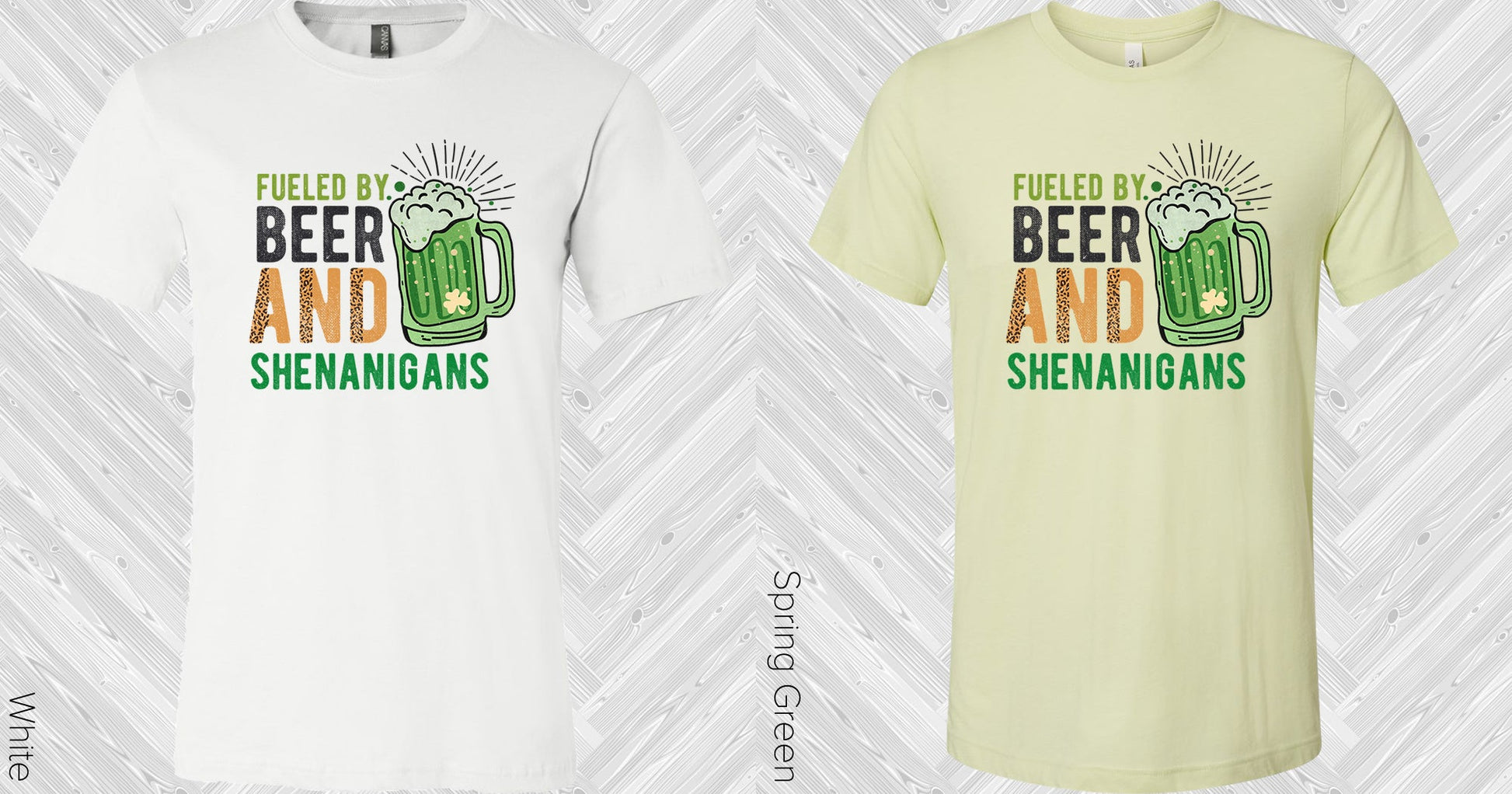 Fueled By Beer And Shenanigans Graphic Tee Graphic Tee