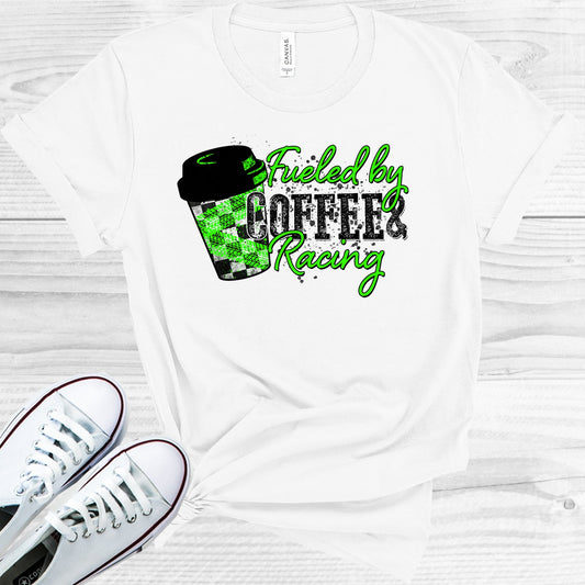 Fueled By Coffee And Racing Graphic Tee Graphic Tee
