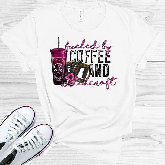 Fueled By Coffee And Witchcraft Graphic Tee Graphic Tee
