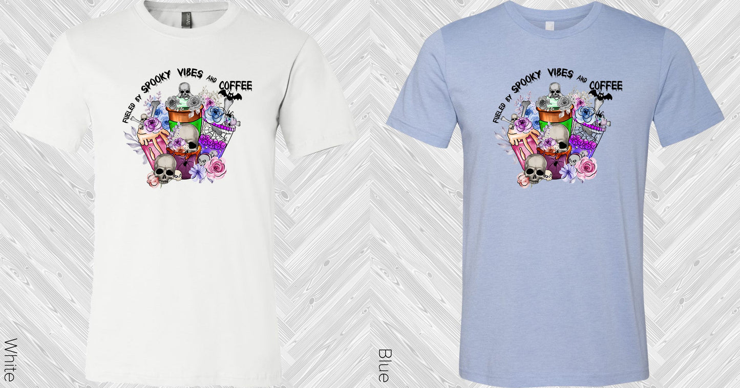 Fueled By Spooky Vibes And Coffee Graphic Tee Graphic Tee