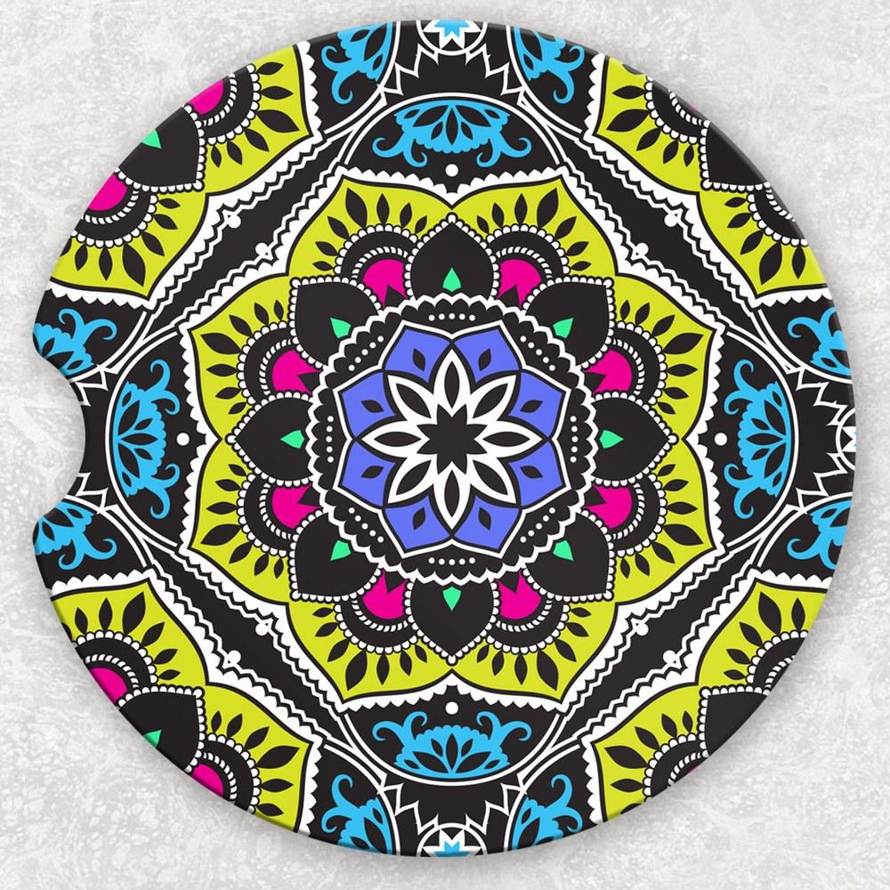 Car Coaster Set - Funky Pattern