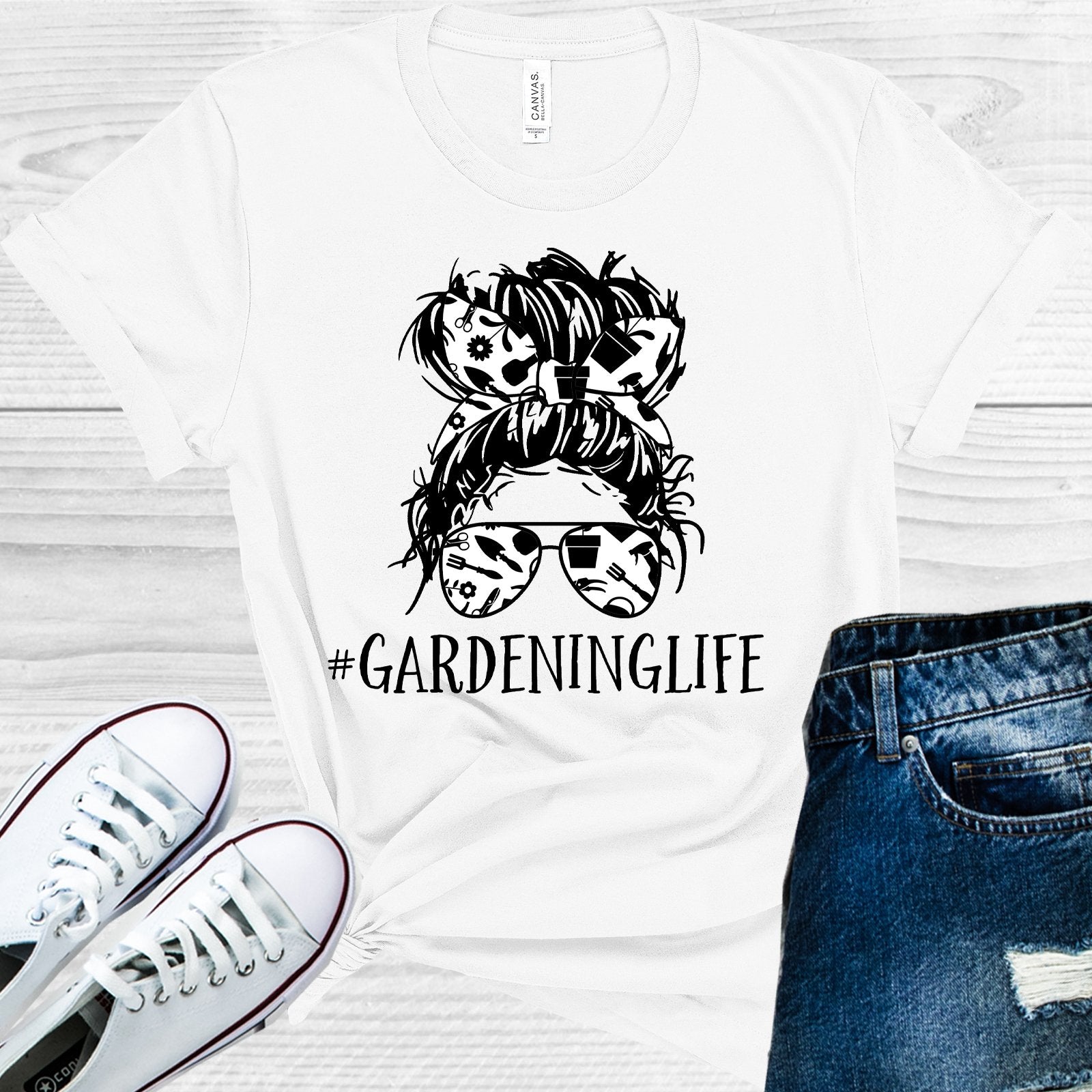 Gardening Life #gardeninglife Graphic Tee Graphic Tee