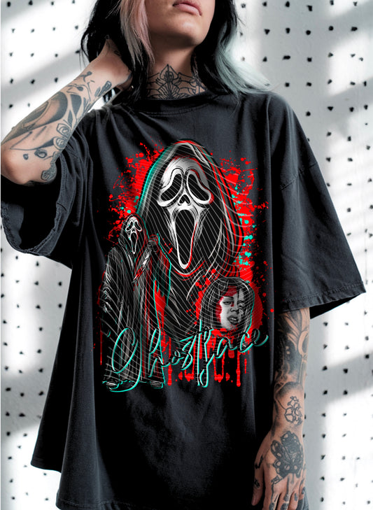 Ghostface Slice and Dice Graphic Tee