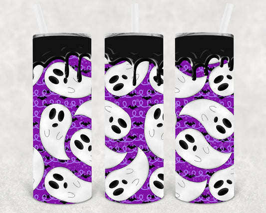 Ghosts 20 Oz Skinny Tumbler