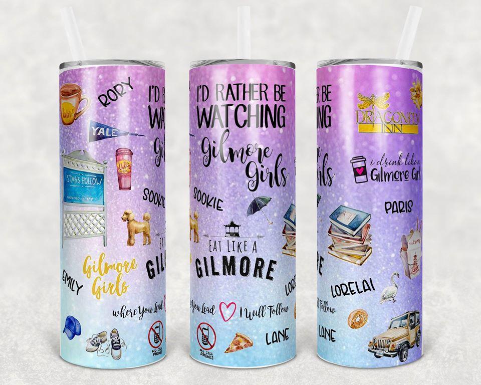 Gilmore Girls 20 Oz Skinny Tumbler