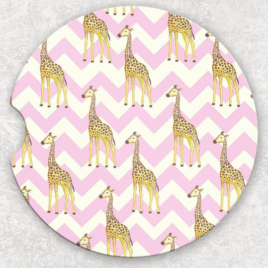 Car Coaster Set - Giraffes