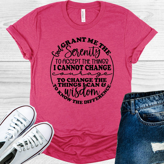 God Grant Me The Serenity Graphic Tee Graphic Tee