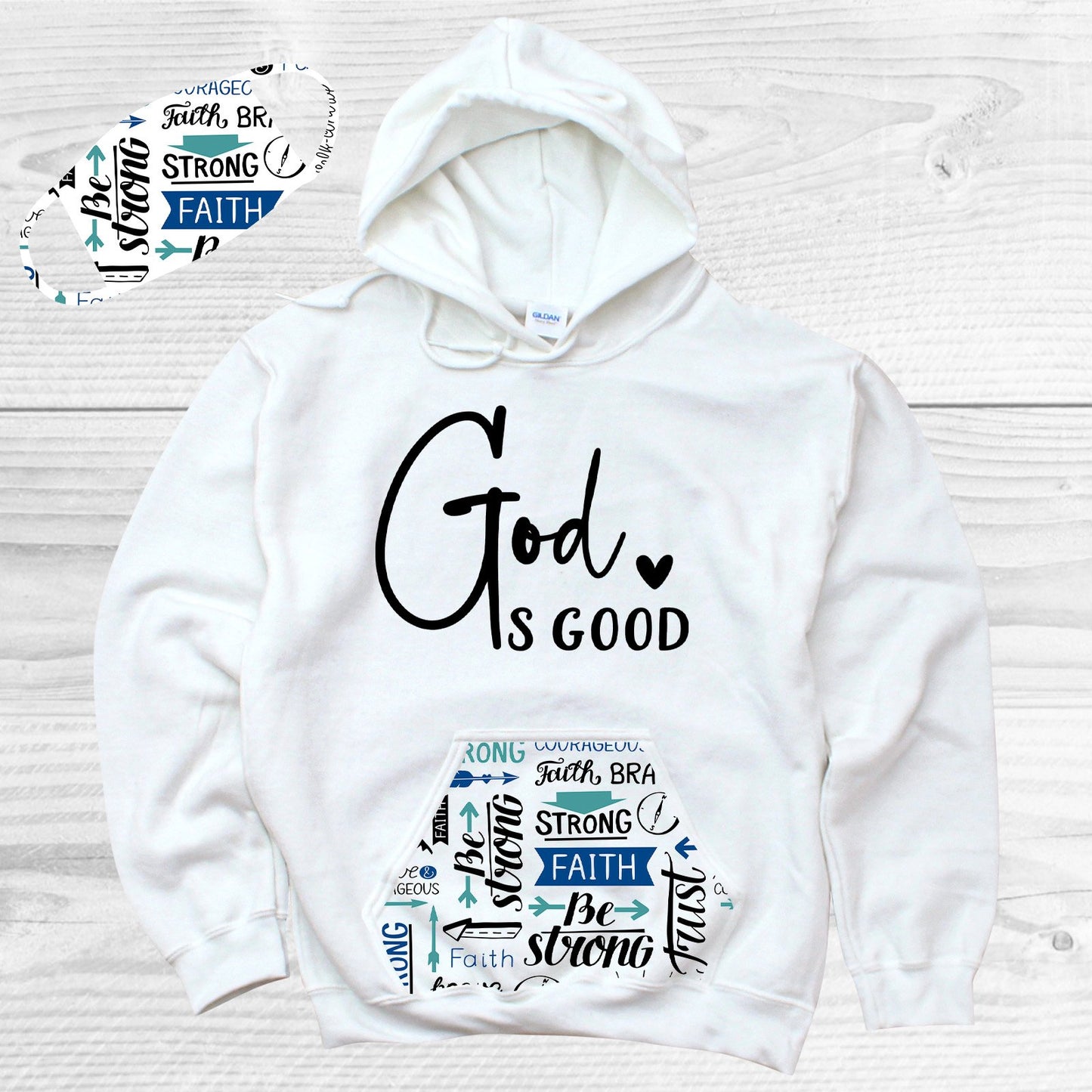 Faith Face Covering Graphic Tee