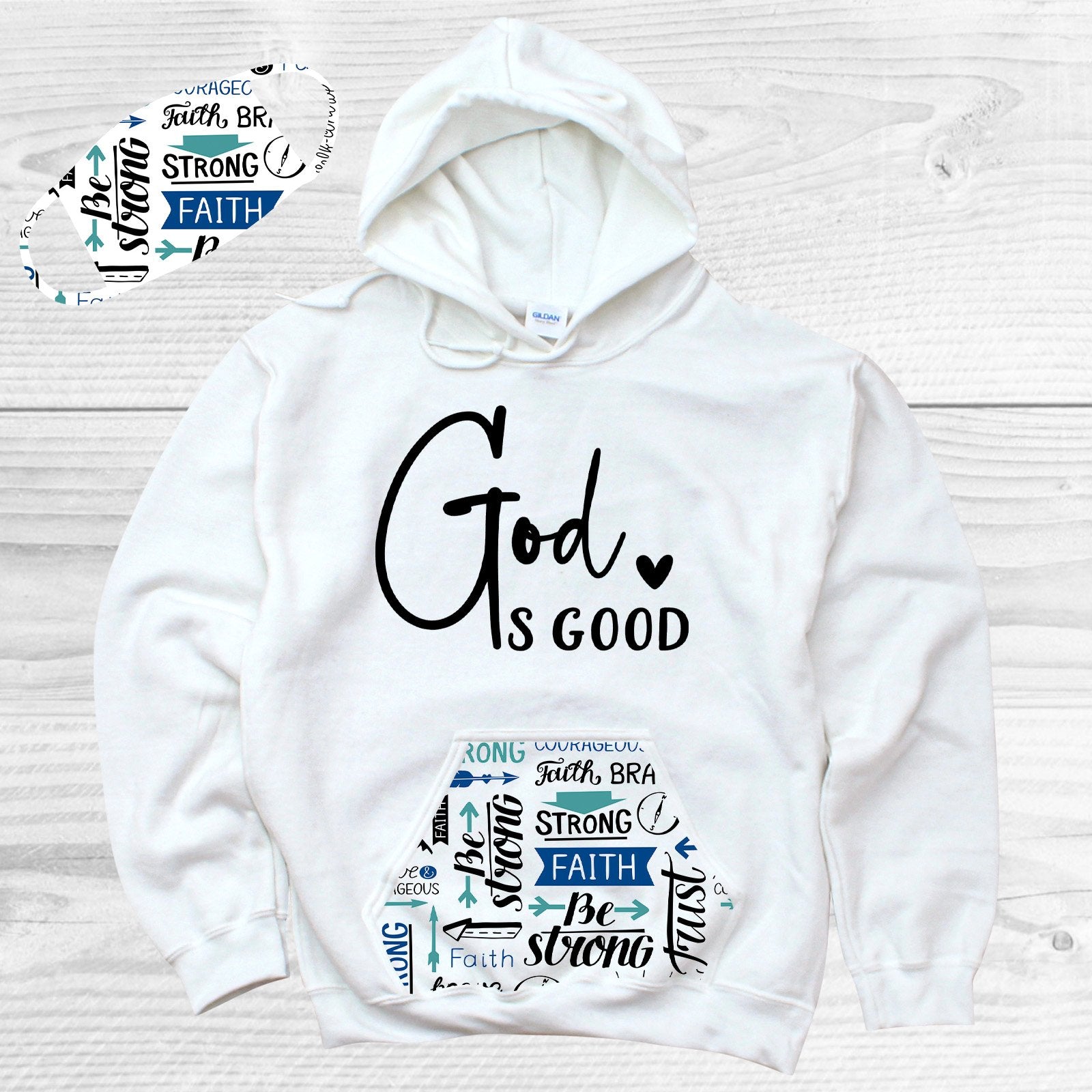 Faith Face Covering Graphic Tee