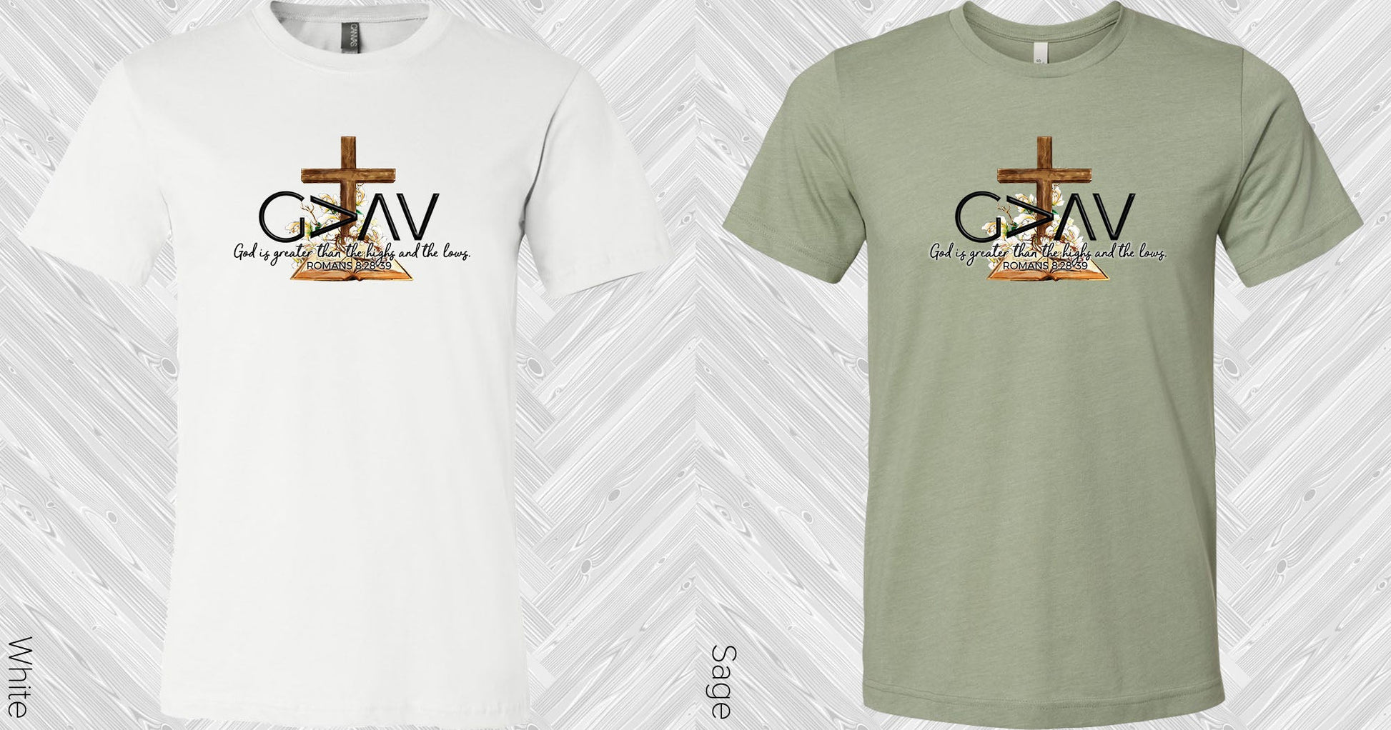 God Is Greater Than The Highs And Lows Graphic Tee Graphic Tee