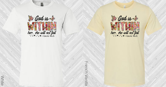God Is Within Her She Will Not Fail Graphic Tee Graphic Tee