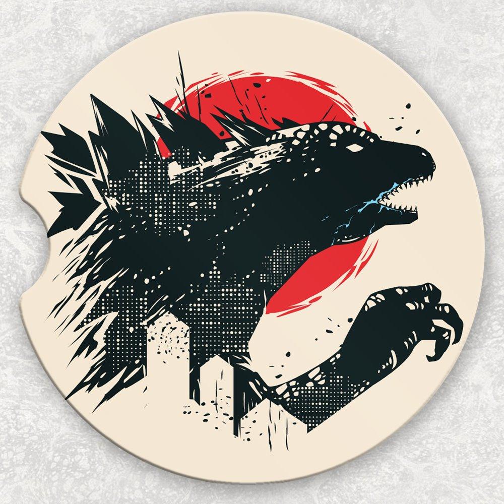 Car Coaster Set - Godzilla