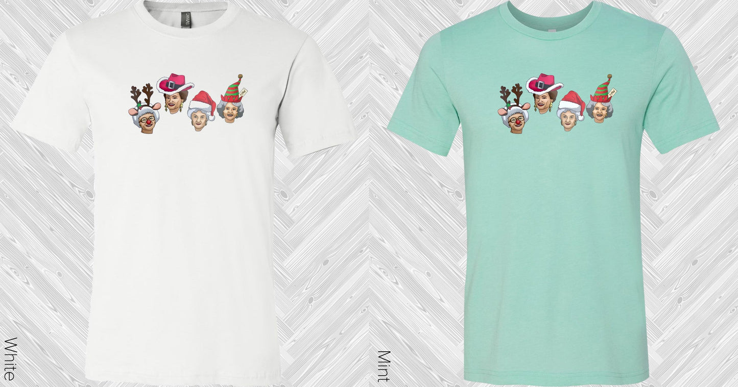 Golden Girls Christmas Graphic Tee Graphic Tee