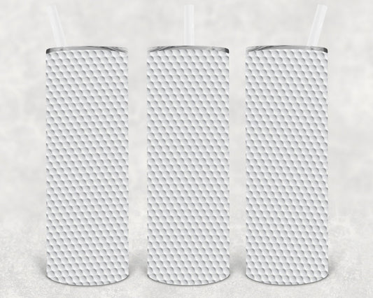 Golf Ball 20 Oz Skinny Tumbler