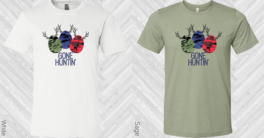 Gone Huntin Easter Eggs Graphic Tee Graphic Tee