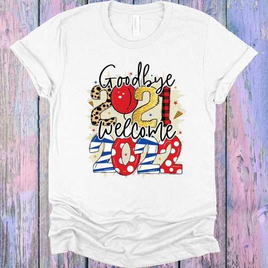 Goodbye 2021 Welcome 2022 Graphic Tee Graphic Tee