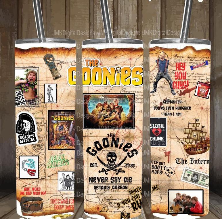 The Goonies 20 Oz Skinny Tumbler