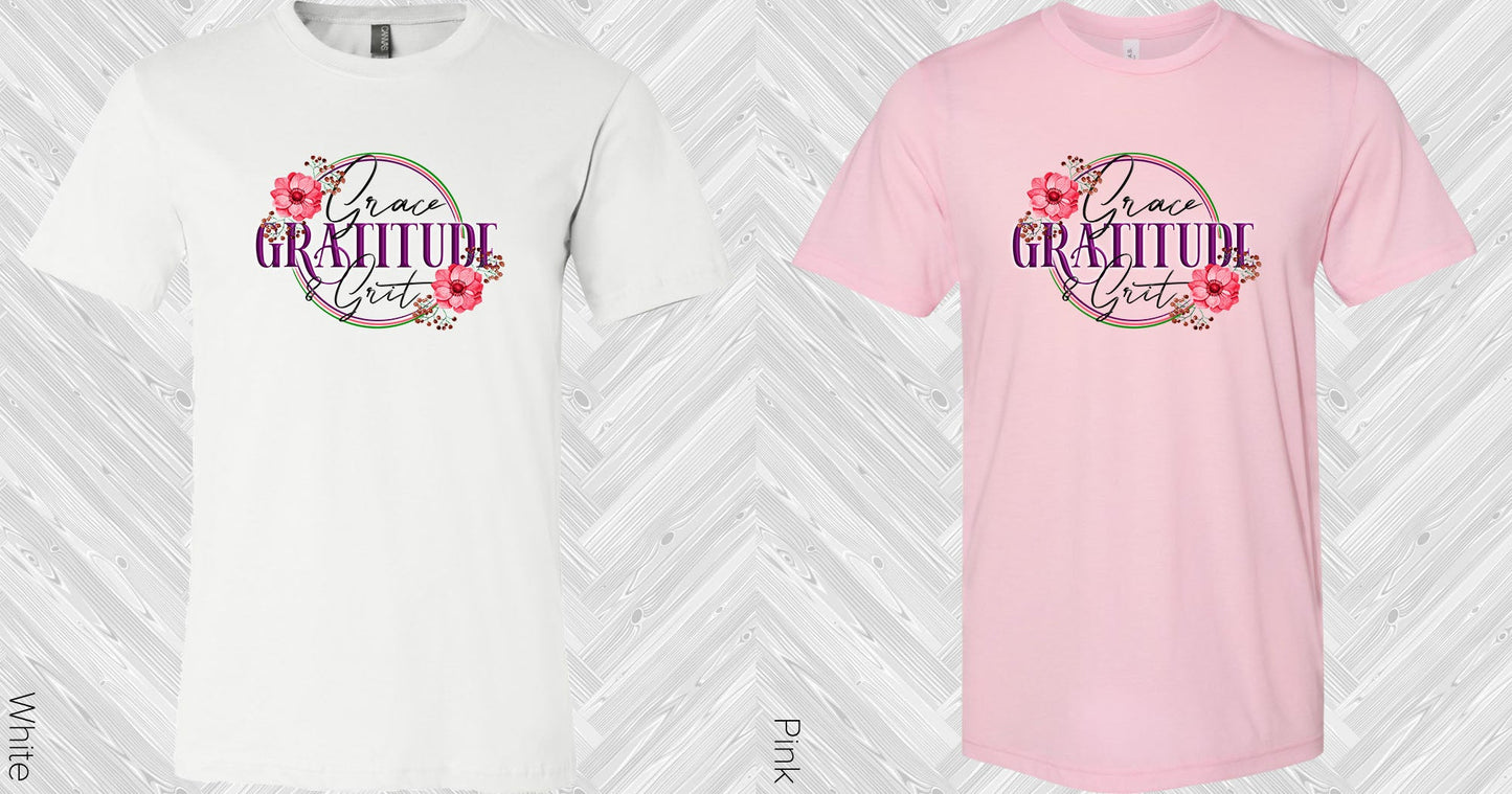 Grace Gratitude Grit Graphic Tee Graphic Tee