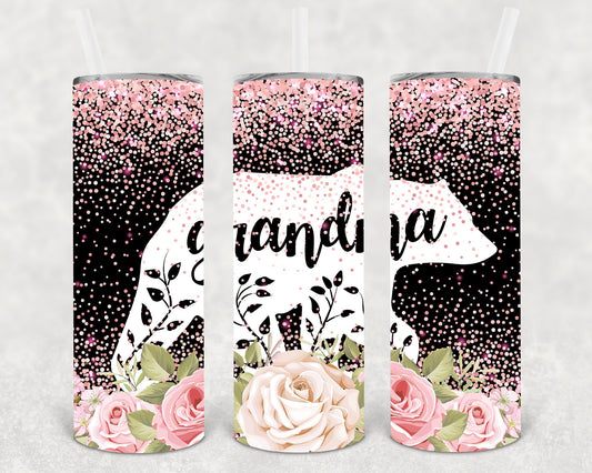 Grandma Bear 20 Oz Skinny Tumbler