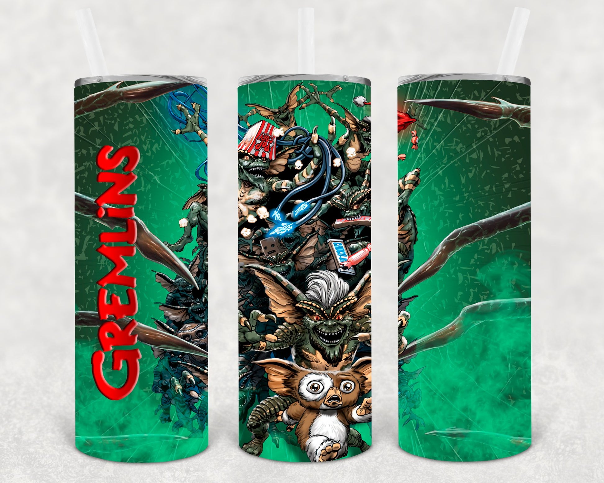 Gremlins 20 Oz Skinny Tumbler