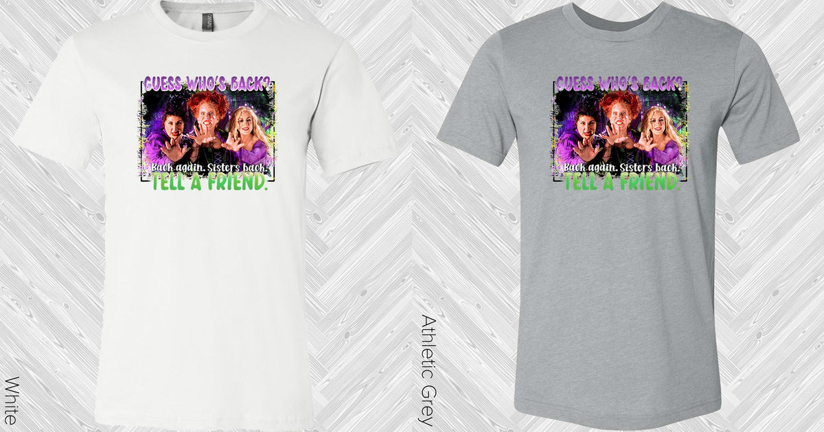 Guess Whos Back Graphic Tee Graphic Tee