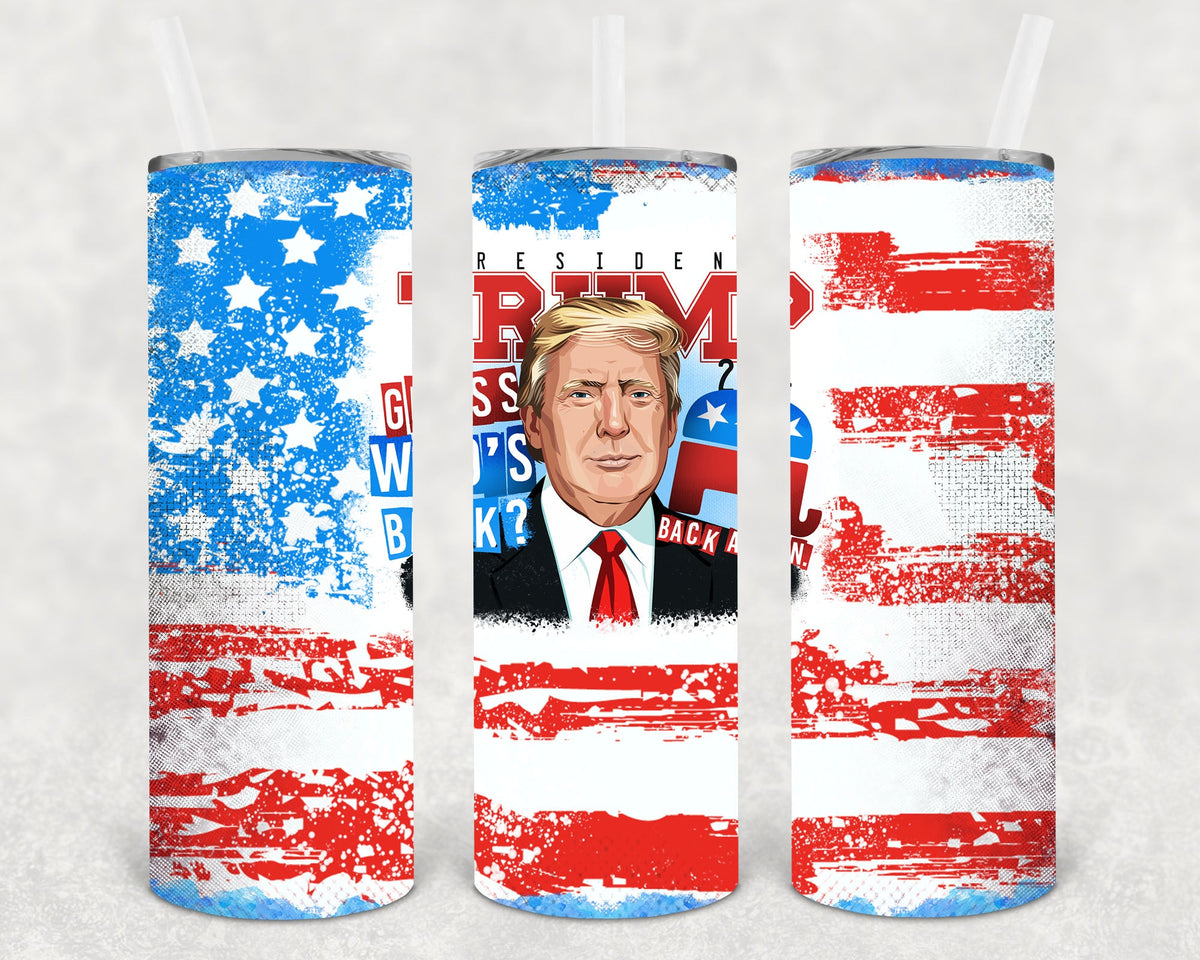 Guess Whos Back Again 20 Oz Skinny Tumbler