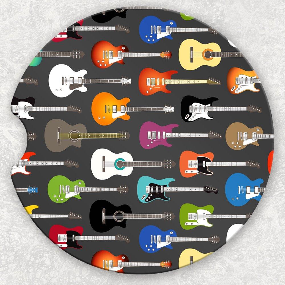 Car Coaster Set - Guitars