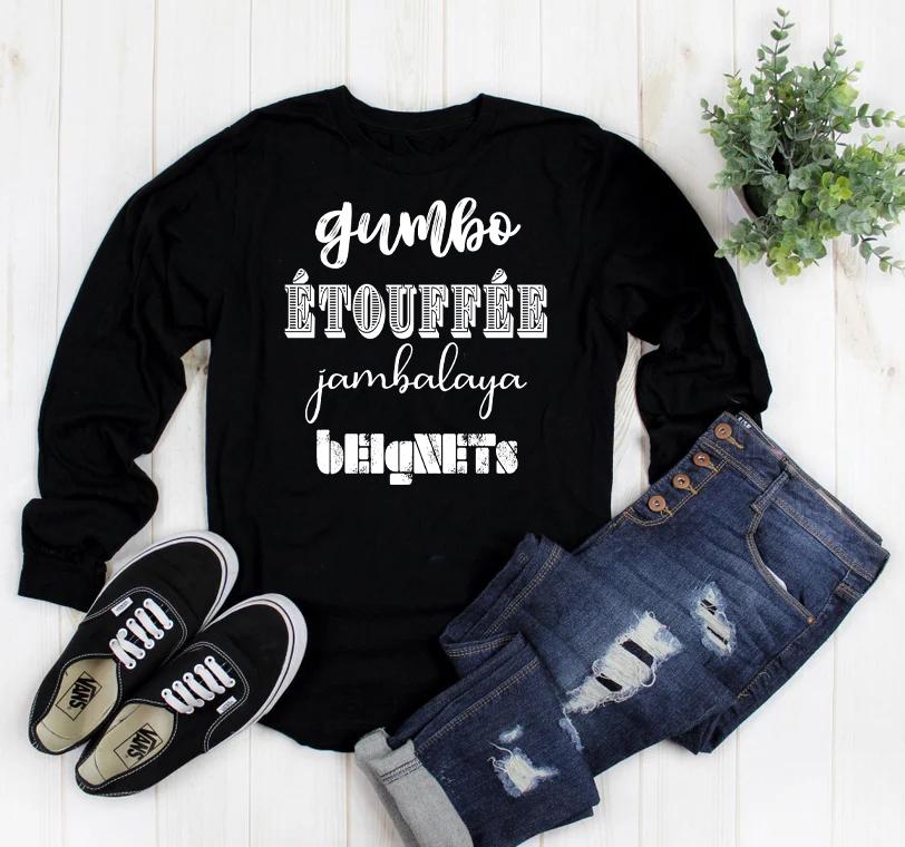 Gumbo Etouffee Jambalaya Beignets Graphic Tee Graphic Tee