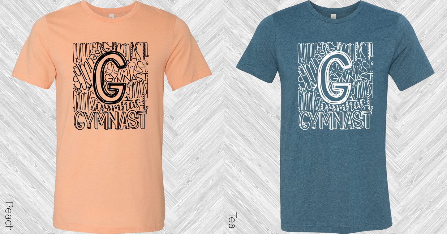 Gymnast Subway Art Graphic Tee Graphic Tee