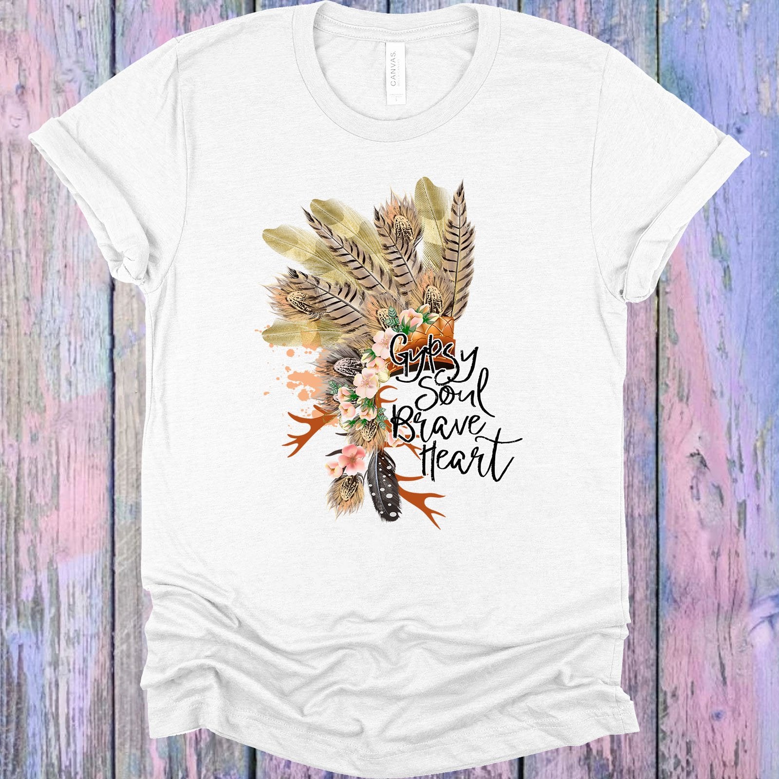 Gypsy Soul Brave Heart Graphic Tee Graphic Tee
