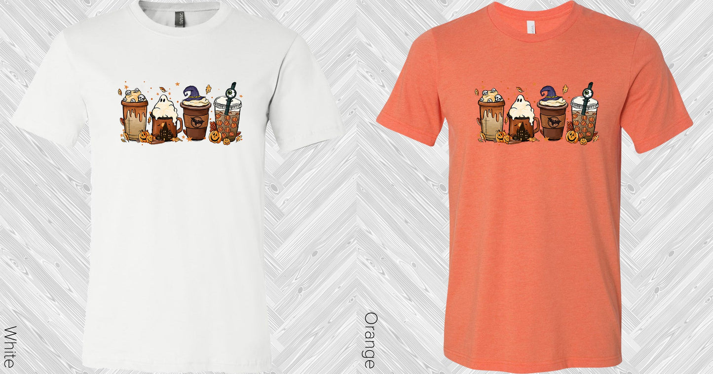 Halloween Coffee Graphic Tee Graphic Tee