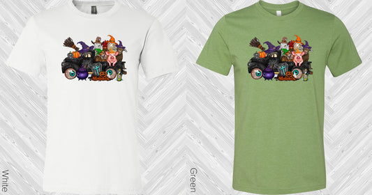 Halloween Farm Truck Graphic Tee Graphic Tee