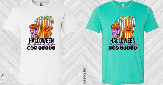 Halloween Movies And Chill Graphic Tee Graphic Tee